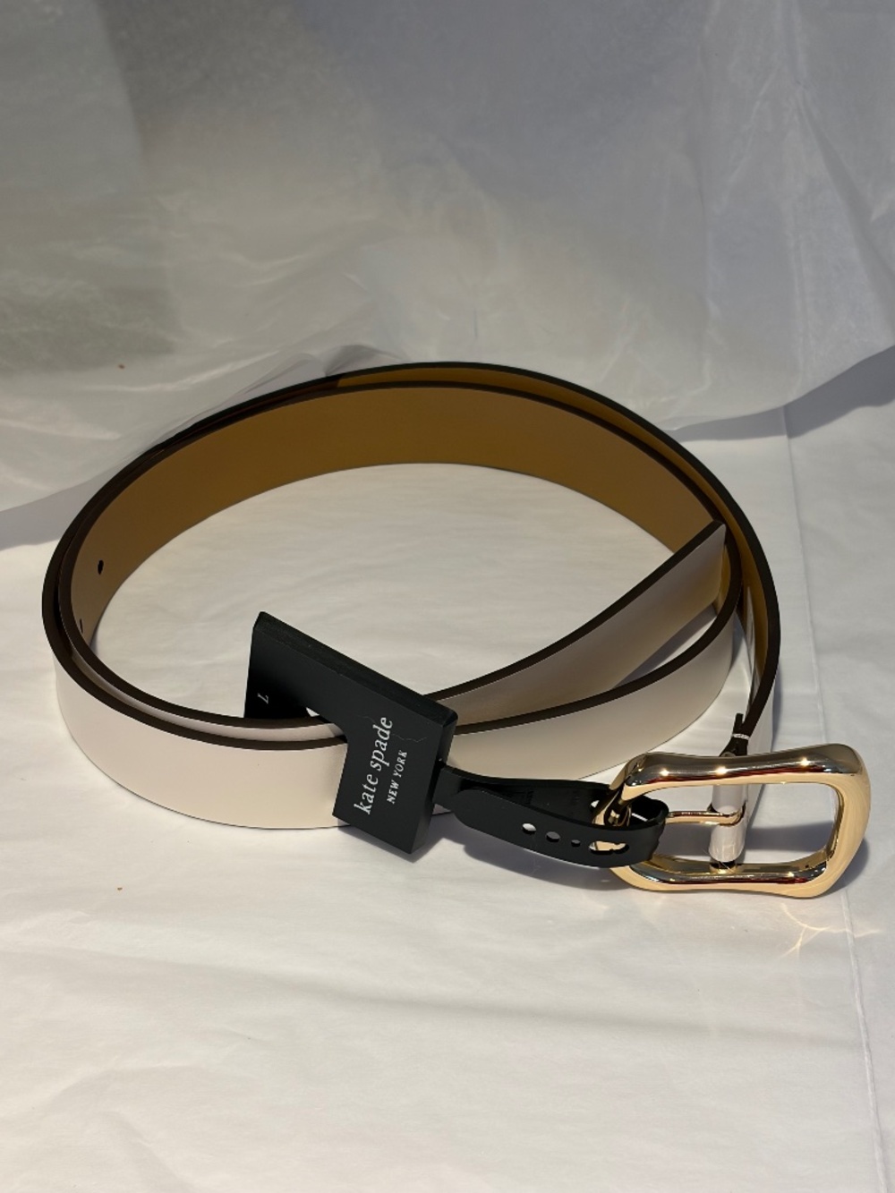 Kate Spade New York Genuine Leather Belt, Size L